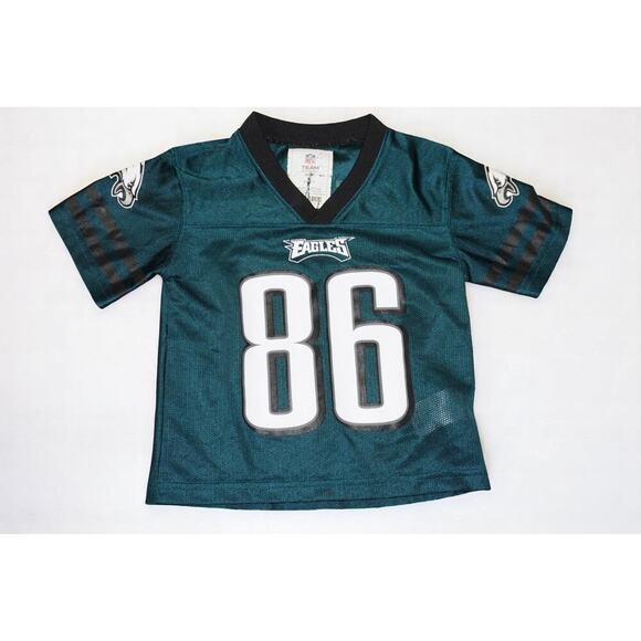 Vintage NFL Eagles Zach Ertz Jersey Kids Size 2T | #86 Youth Team Apparel - Picture 1 of 5